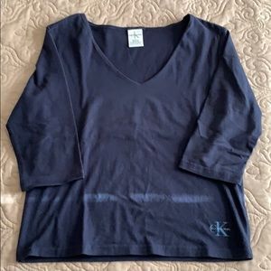 Calvin Klein 3/4 length sleeve shirt